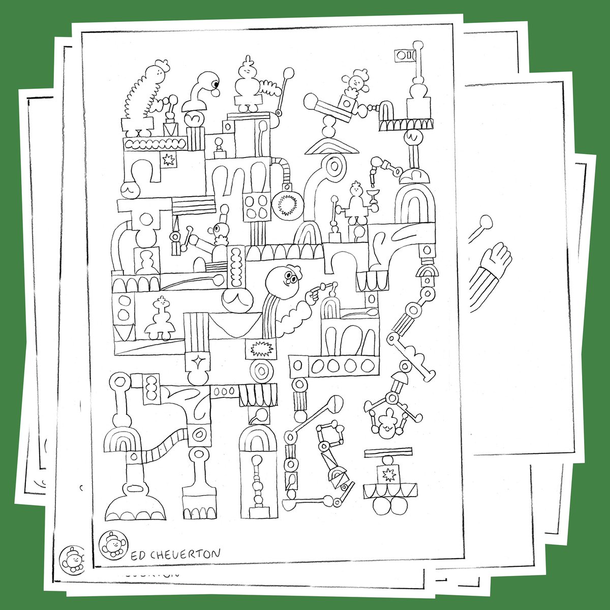 Four years ago I made a drive with free downloadable colouring pages, I thought it was time to update with some new ones! 
-
You can find all these here: bit.ly/colour-in-edch…, they are all sized to A4 so ready-made to download and print off for a rainy day of colouring in!