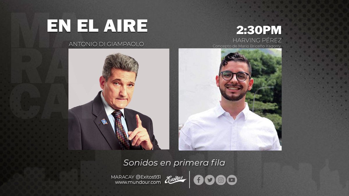 adigiampaolo's tweet photo. Esta tarde conversamos con el concejal del Municipio Mario Bricelo Iragorry en Araga Harving Perez en el #ProgramaEnElAire por @Exitos931 sobre la campaña ambiental en la localidad @HarvingPerez #cuidemoselambiente @noticias_MBI @concejombi #ParqueEcológico #14Sept https://t.co/HxoFrKYvgv