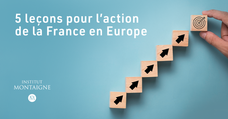 i_montaigne's tweet photo. [#PFUE] Que retenir de la présidence française de l’UE ? 🇪🇺
 
Alors que les enjeux européens sont plus que jamais stratégiques, @GeorginaEWright et @vidocet dressent le bilan de la #PFUE et tirent 5 leçons pour l’action de la France en Europe #thread👇