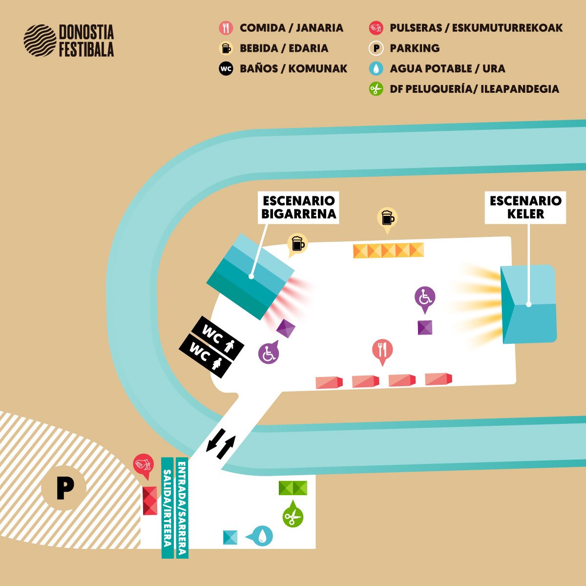 donostiafest's tweet photo. Mapa del recinto! #Donostiafestibala https://t.co/91jcKqmlQj
