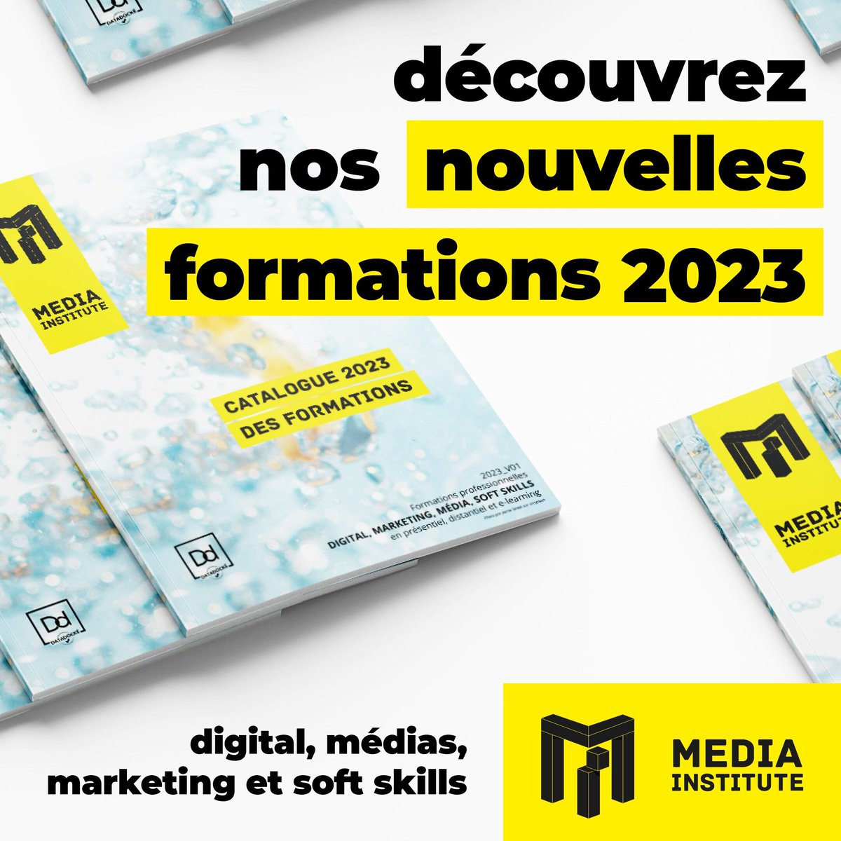 mi_formation's tweet photo. 🫧 Notre nouveau catalogue disponible, 🚌 cap sur les nouvelles compétences
Au programme, 60 formations sur la communication, dont 15 nouveautés à découvrir 📒
C'est par ici 👉 https://t.co/09pE54Pol1
#formation #actuformation #skills #formation2023 https://t.co/Mc1DDrSaDQ