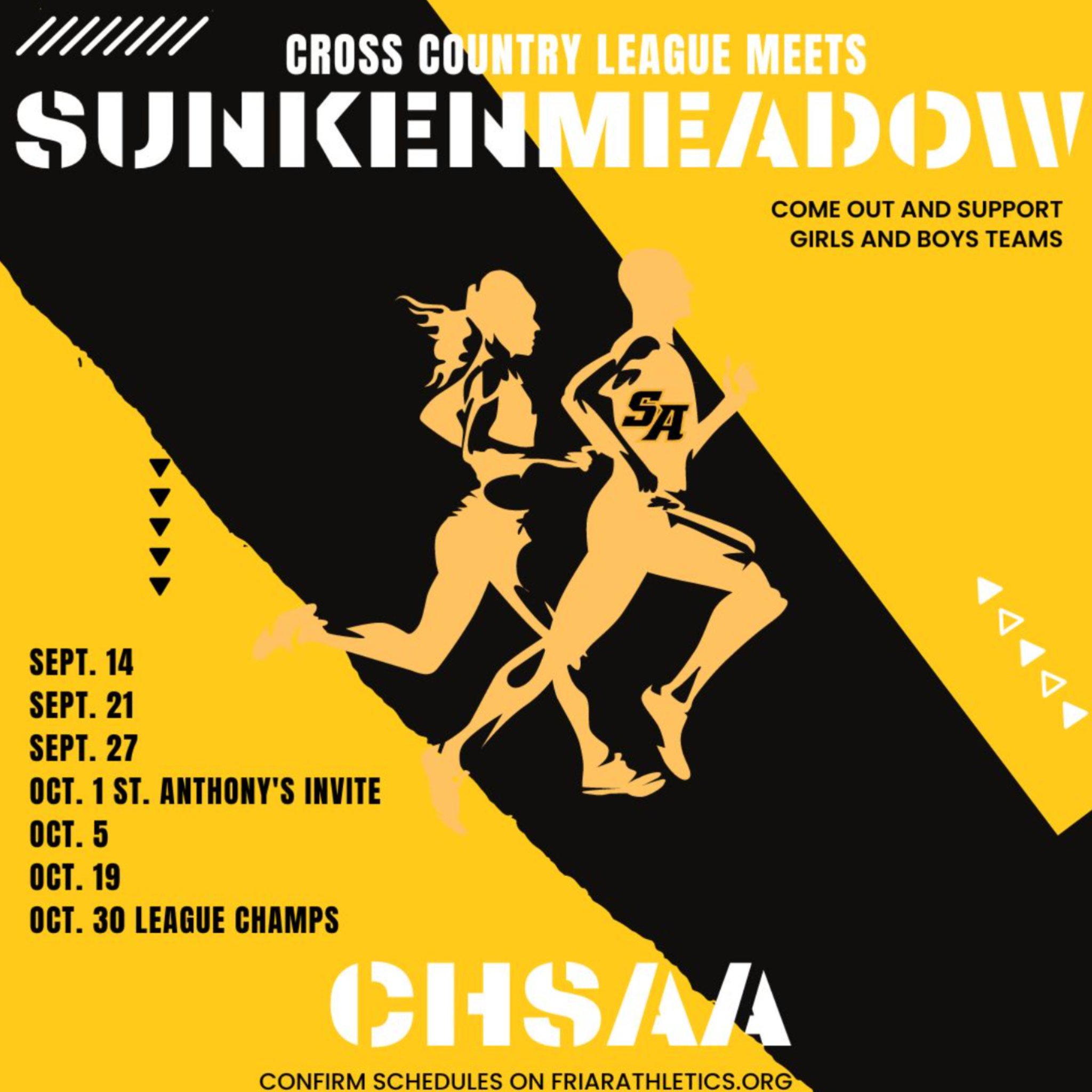 St. Anthony's Friars on Twitter "Friars Cross Country opens league