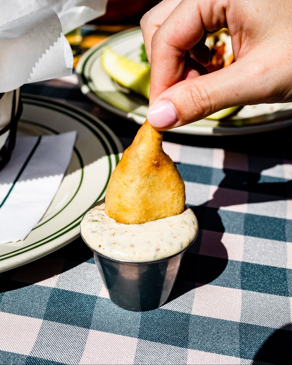 It's impossible to resist an order of the blue crab beignets. 

#berghospitality #bblemon