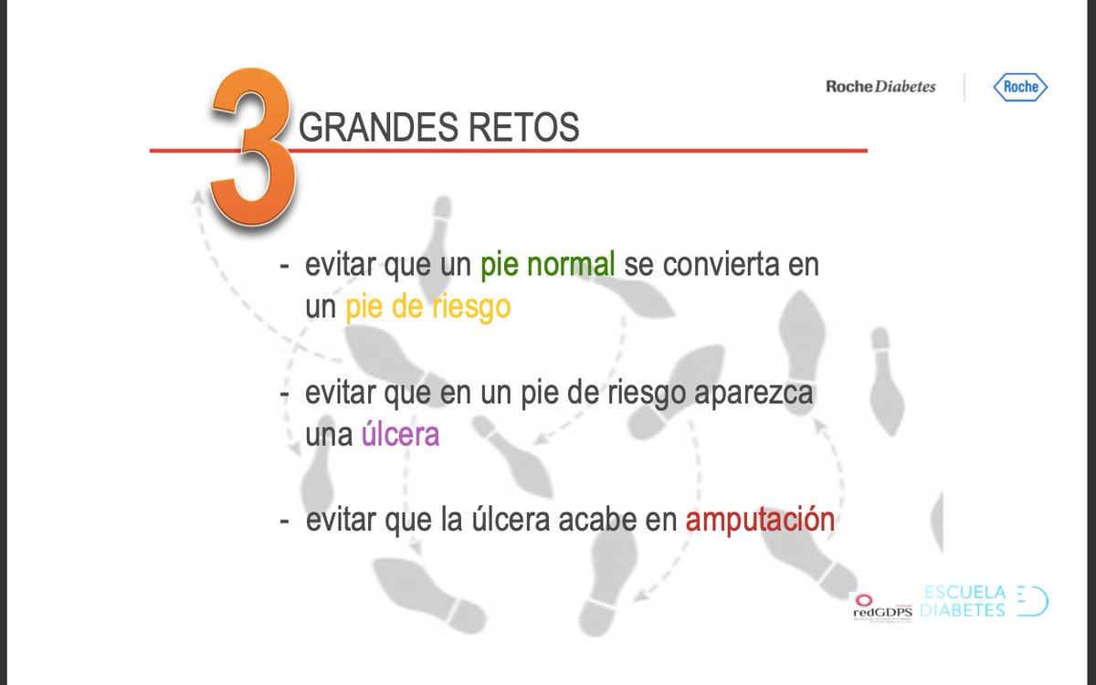 redGDPS's tweet photo. En el #piediabetico es fundamental conocer
⭕️ sus estadios,
📌 los mecanismos implicados para afrontar los 3 grandes retos
📍tomar conciencia de la importancia de la valoración del pie en el paciente con diabetes
@LlussaJ #PalomaPrat #ReginaMayor
#webgdps https://t.co/dWM6mEwOG4