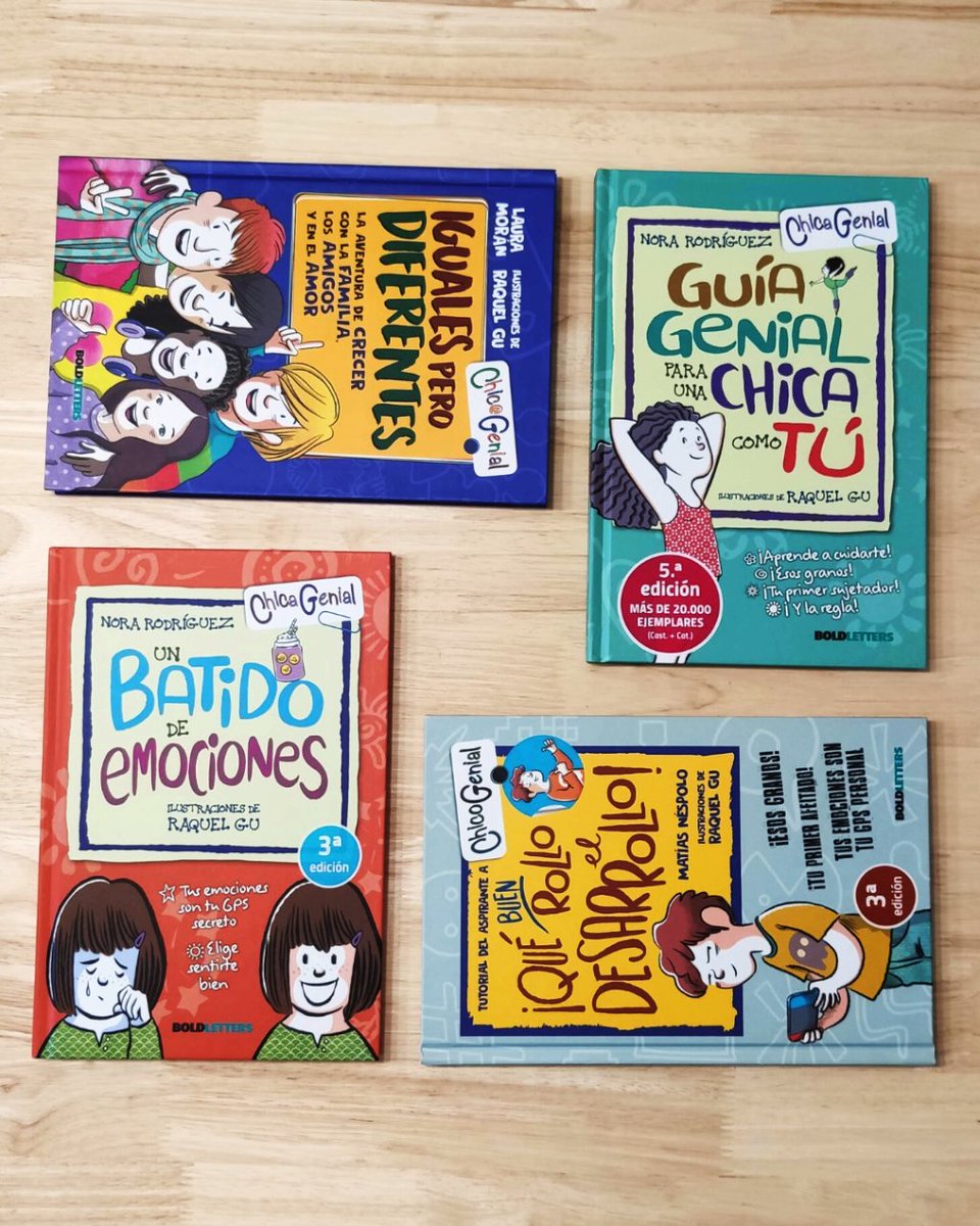 Boldletters_es's tweet photo. ¿Eres tutor, profesor/a de primaria/ESO? Sorprende a tus alumnos con la colección Chic@Genial, tutoriales con un tono amable y toques de humor pero rigurosos, que muestran el día día de un preadolescente con una perspectiva razonada e informada.

#Librorecomendado #boldletters https://t.co/6gjZbvHrfw