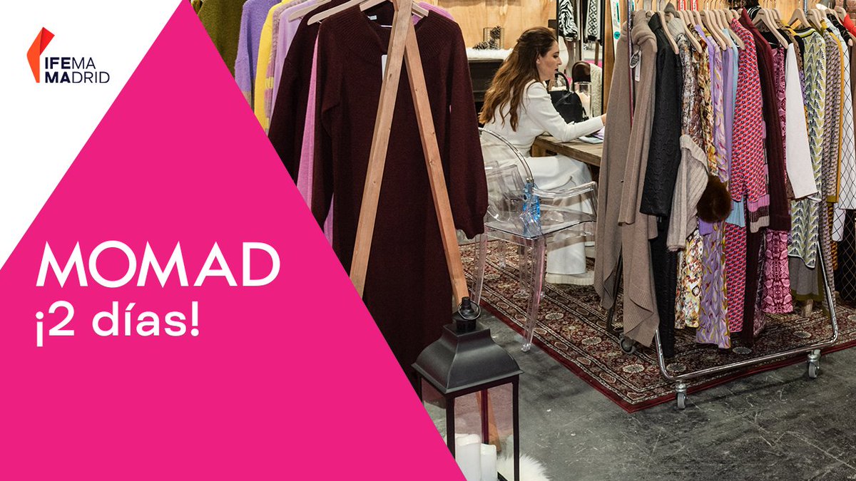 En #MOMAD22 nuestras firmas presentarán colecciones de moda, accesorios y calzado para Otoño/invierno, situándose nuevamente como el gran escaparate comercial de la moda.

➡️ ifema.es/momad/entradas
