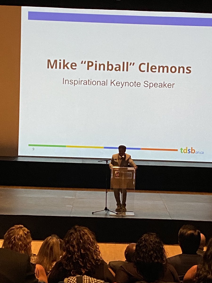 I had the pleasure of speaking with Pinball Clemons this morning at our Leadership event.  It was inspirational to learn about the many youth initiatives he is involved in.  That is true leadership.