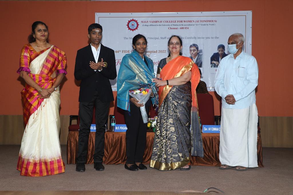 Vaishali on Twitter "Thanks to MOP Vaishnav college for felicitating