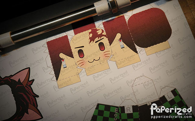 Demon Slayer: Tanjiro Kamado Papercraft, Paperized Crafts