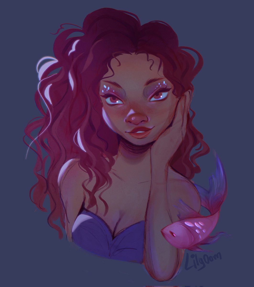 lilyoom_art's tweet photo. Fanart #LittleMermaid 💗🌊 https://t.co/lC5mCz8vaY