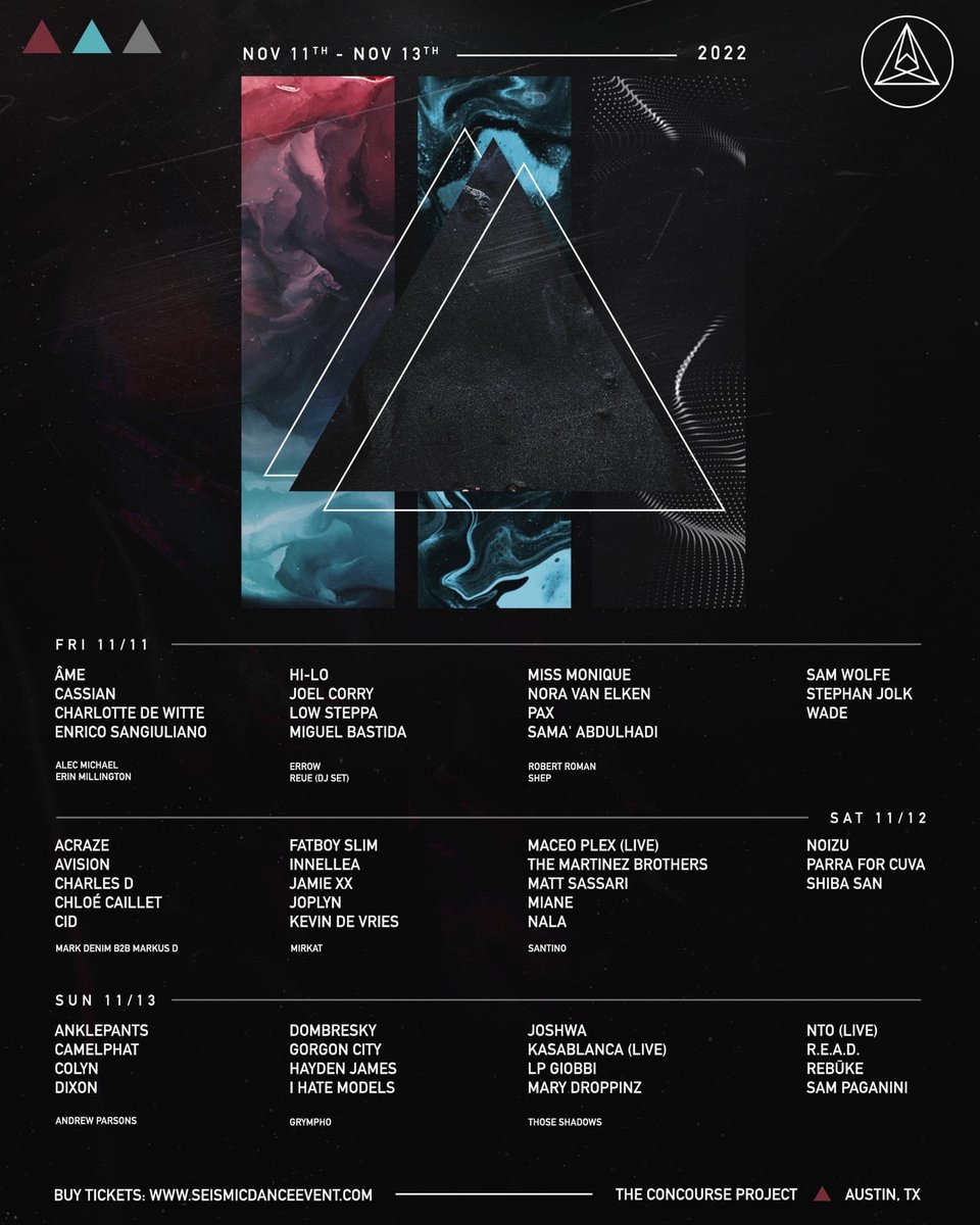 #SEISMIC DANCE EVENT TICKET GIVEAWAY!!

How To Enter:
• RT &amp; LIKE + Tag Your Friends ✌️
• Must Follow us, <a href="/SeismicTX/">Seismic Dance Event</a> &amp; <a href="/FullGrindTexas/">Full Grind Entertainment</a> ❤️‍🔥
• Winner Chosen at Random on 11/02