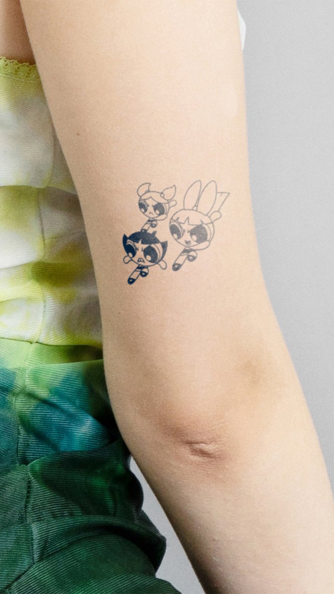 getinkbox's tweet photo. Thus, The Powerpuff Girls Collection was born π
Become an honorary Townsvillian with the all-new 17-piece collection that contains a little sugar β¨ *and* spice π₯
Shop the collection: https://t.co/7ZlQiTMmze
#inkbox #tattoosfornow https://t.co/GleZXDUI6r