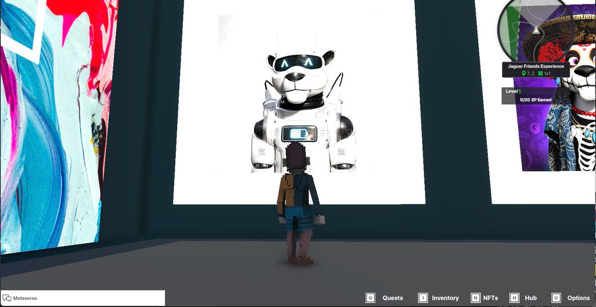 kakvvinn98's tweet photo. @TheSandboxGame @jagfriends_nft I just finished my quest on 
@jagfriends_nft

 experience on the #sandboxalphaS3 for a chance to win a Season 3 Alpha Pass! Here I am in Legendaries Room, check out my screenshot!

#jaguarfriends https://t.co/ewEPhLmj3M