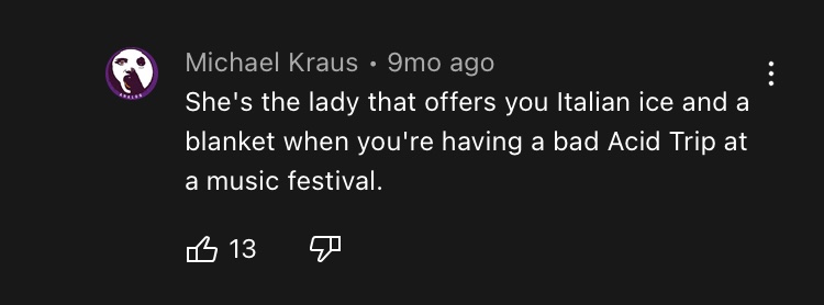 COmpMathematics's tweet photo. Underrated comment about Cheryl Waters of KEXP https://t.co/F2UXRhmusU