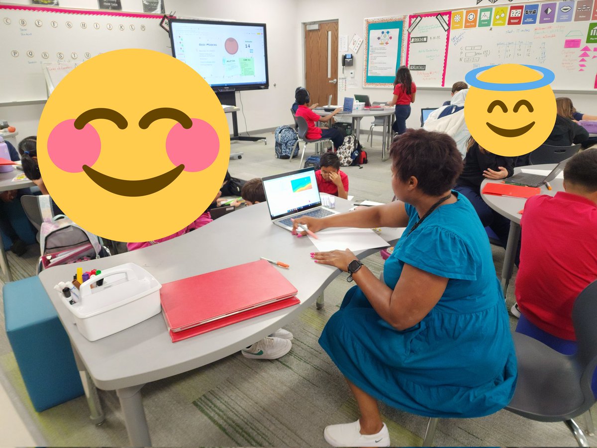 MathCoachMoya's tweet image. Mrs. Williams is setting goals with students around MAP and planning action steps! I can&apos;t wait to see the growth in winter scores! 🙌🏽 #CFBproud @Cockerhame