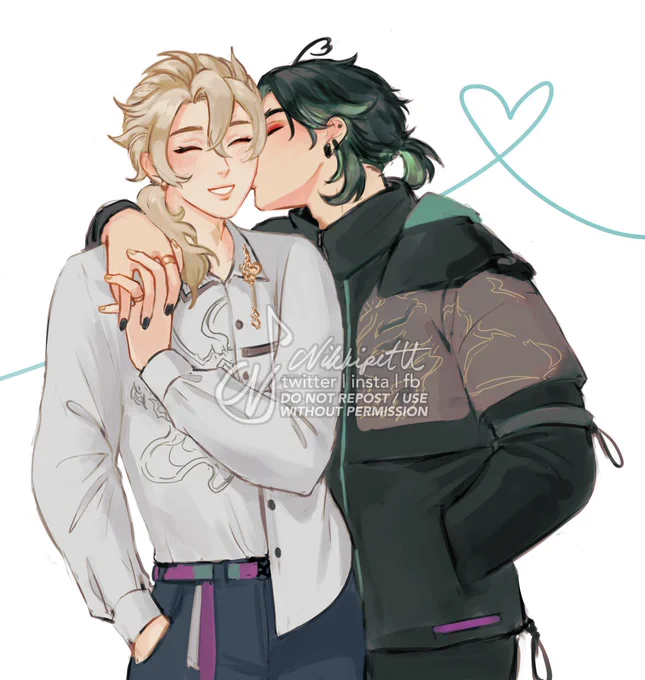 A little gift for your (belated) birthday #xiaobedo #albexiao 