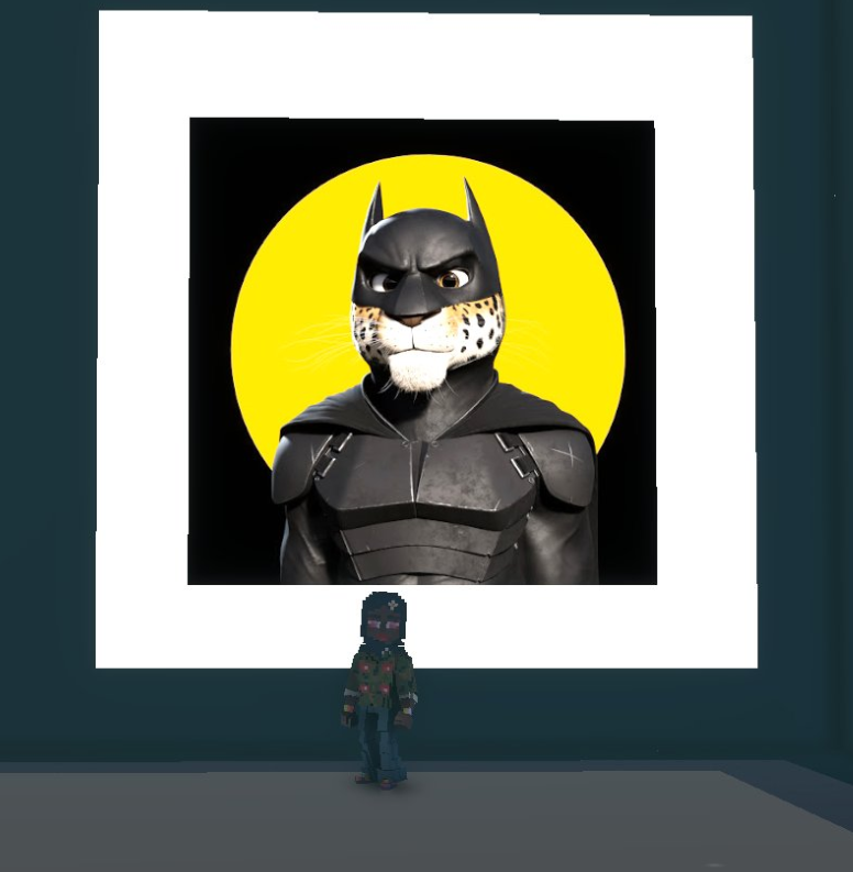 caink4less's tweet photo. I just finished my quest on @jagfriends_nft experience on the #sandboxalphaS3 for a chance to win a Season 3 Alpha Pass! Here I am in Legendaries Room, check out my screenshot!

#jaguarfriends https://t.co/iipBicLZyq