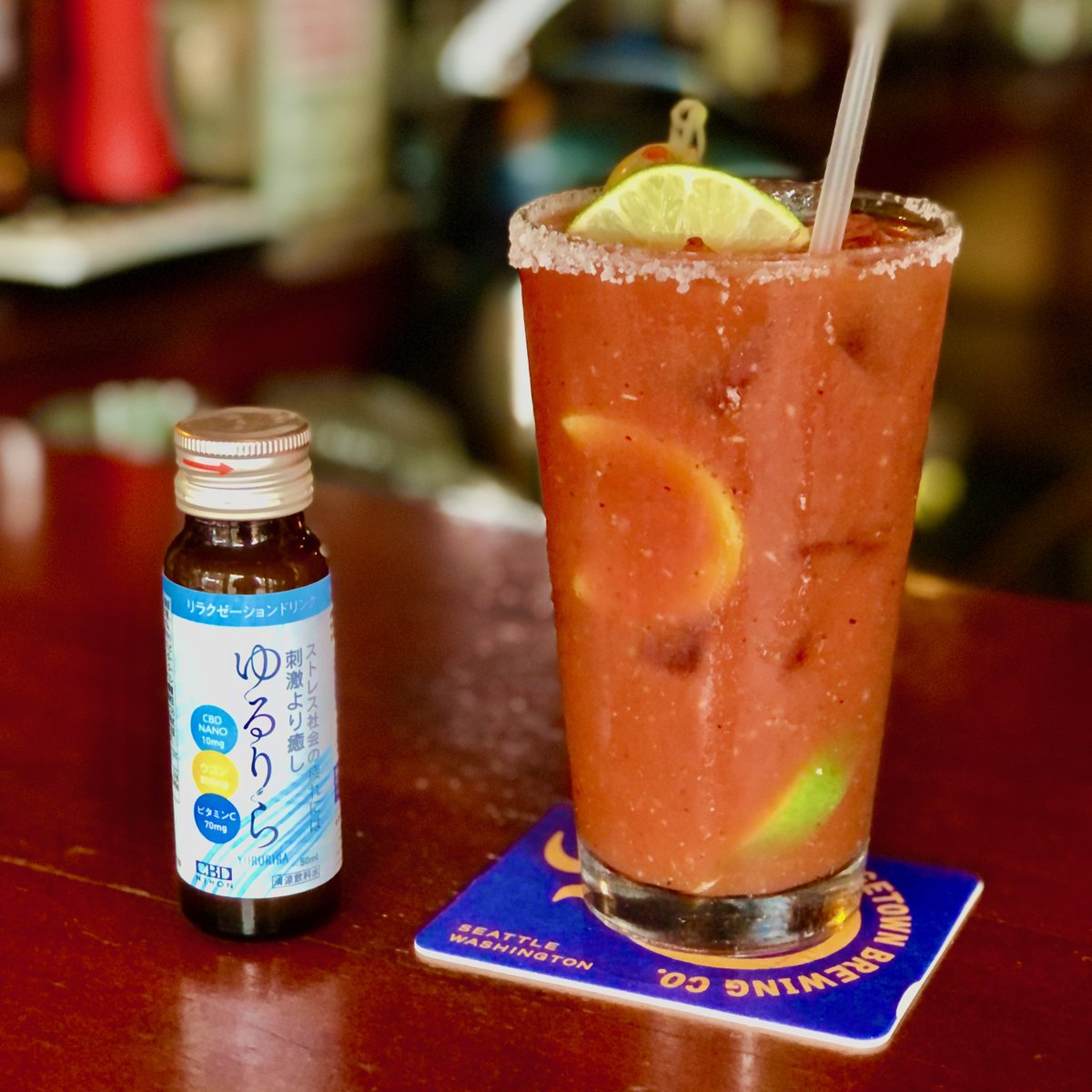 cbdnihon's tweet image. お酒を飲む前に「ゆるりら」で二日酔い防止

CBDナノだけではなくて
ウコンがたっぷり配合された「ゆるりら」は
飲み会の前に一本飲むだけで二日酔い防止になります🍀

是非、試してみてください☺️全く違いますよ✨

#cbd #リフレッシュ #リラクゼーション #ゆるりら #ウコン #高吸収率 #二日酔い防止