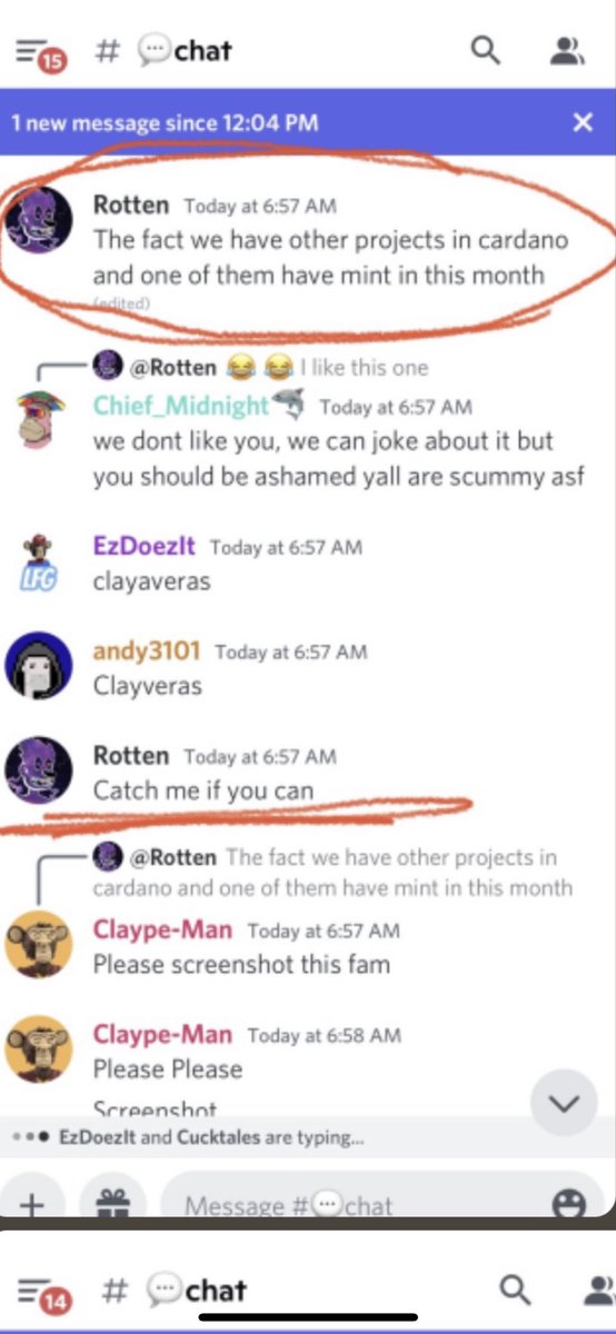 CNFT Rug Warnings tweet media