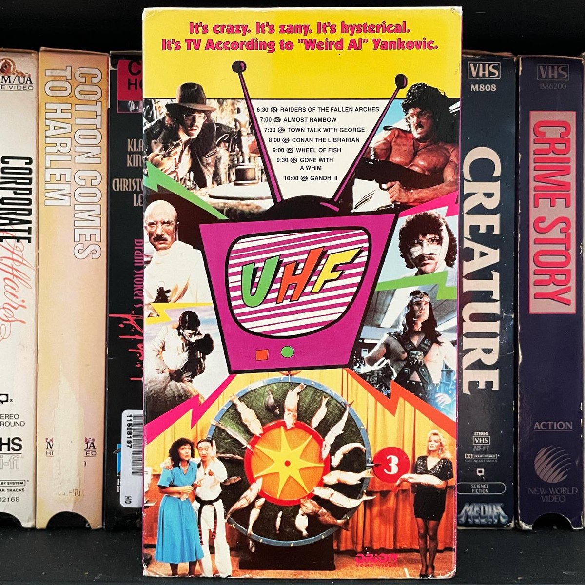 FirkensteinFilm's tweet photo. “You’ve just found the marble in the oatmeal!”
#uhf #1989movie #80scinema #80scomedy #weirdalyankovic #victoriajackson #michaelrichards #kevinmccarthy #davidbowe #jaylevey #frandrescher #davidproval #anthonygeary #vhscollector #vhscollection #vhs #vhscover #filmfan #vhstape https://t.co/AmmIKl8DPm