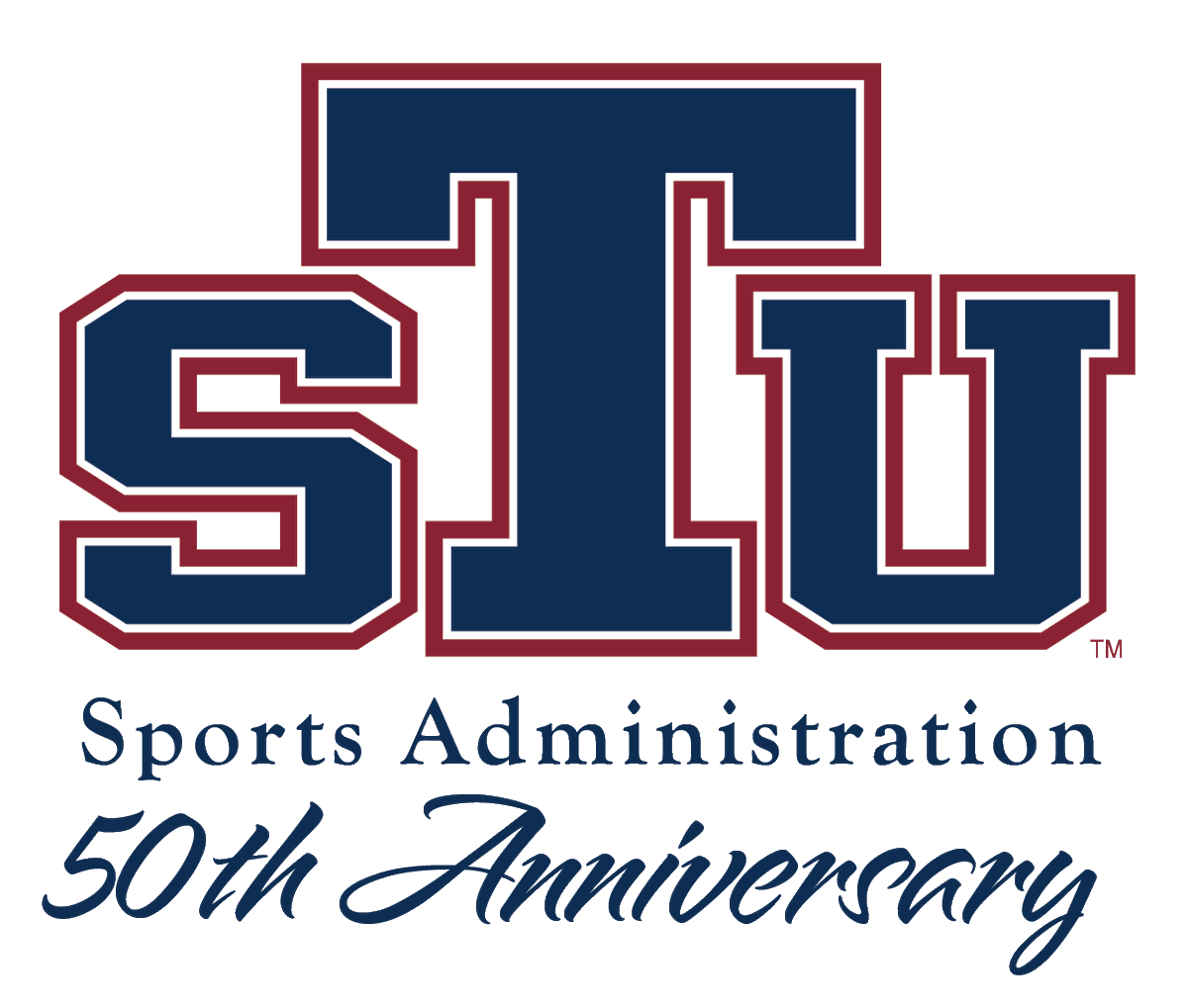 Check out our new logo - the <a href="/STUSPOAD/">@STUSPOAD</a> program is 
celebrating 50 years of Sports Administration at <a href="/StThomasUniv/">St. Thomas University</a>; ours is considered the nation's first undergraduate program. Thanks Rob Fabricio and the Marketing/Com staff and <a href="/LauraCTodd/">Laura Courtley-Todd</a> for acting as contact. Logo looks great.