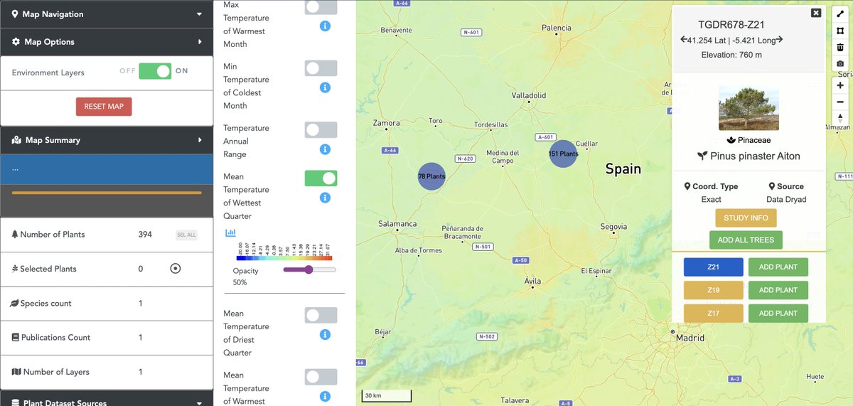 TreeGenes's tweet image. FEATURED STUDY: Spatial #GeneticStructure in #continuous and #fragmented populations of Pinus pinaster #Aiton
By: A. I. De-Lucas, S. C. González-Martínez, G. G. Vendramin, E. Hidalgo, and M. Heuertz
#TGDR678 has 394 #trees in #CartograPlant: treegenesdb.org/cartogratree?a…