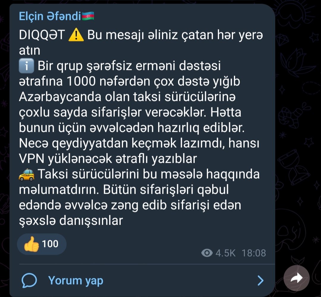 Xaiş edirem mümkünse bunu paylaşın.