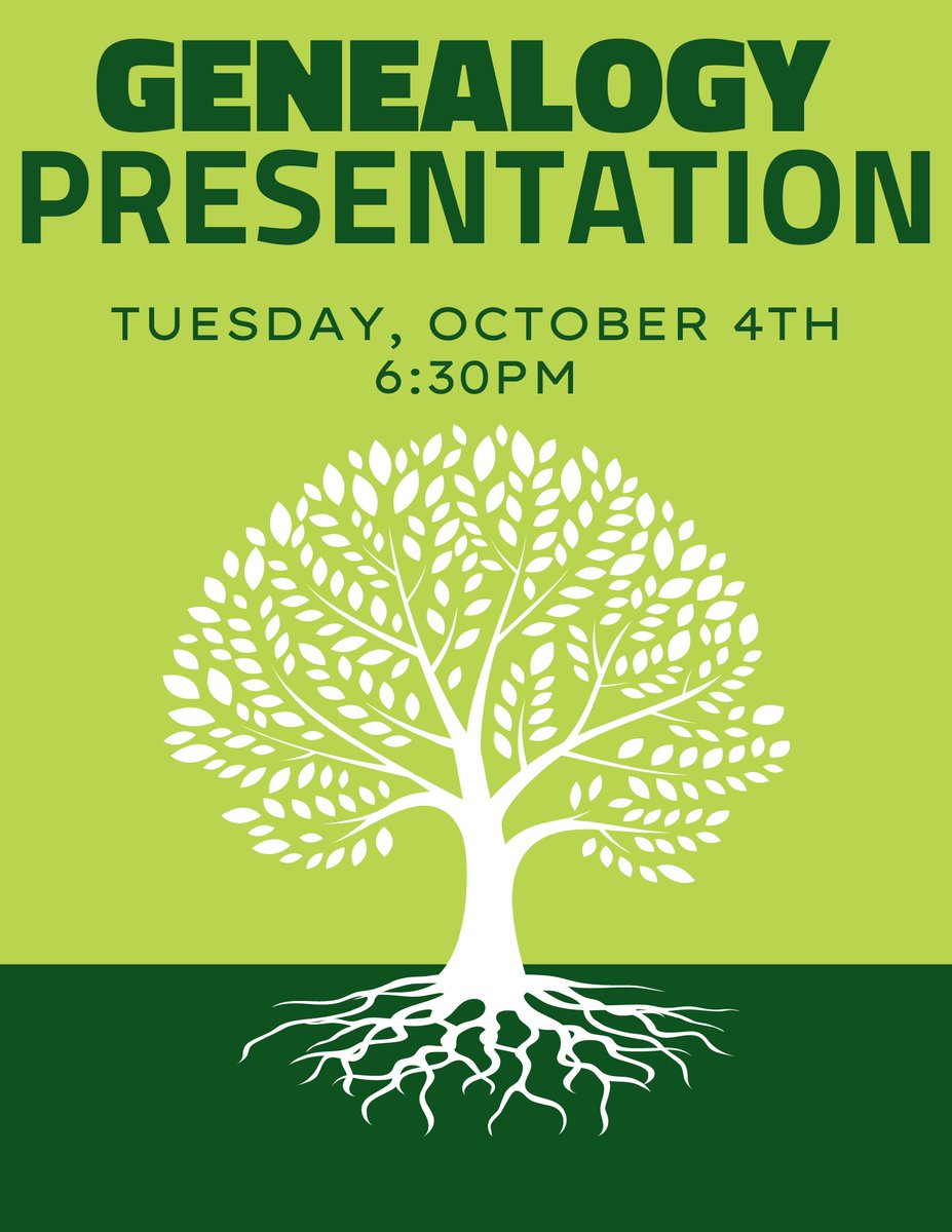 elylibrary's tweet photo. Please join us for a genealogy presentation by the Genealogical Society of Linn County. https://t.co/9GkdUBFhBI