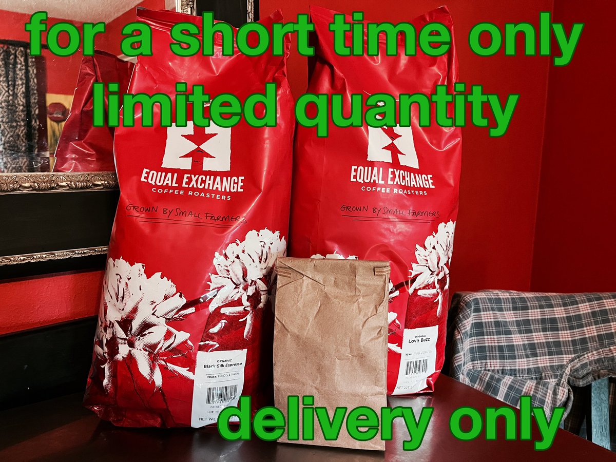 we have a special shipment of fresh roasted Black Silk and Love Buzz that we'll deliver directly to you around OKC!

$18 a pound ~ for a short time only, quantities are limited, must pay with paypal, cashapp or venmo, delivered within 48 hours

Send Message to Order