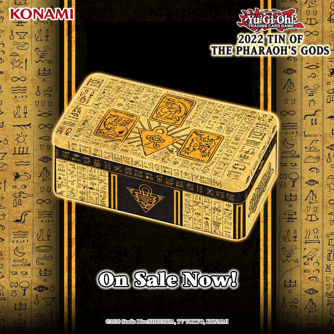 YuGiOh! TCG on Twitter "Tin of the Pharaoh’s Gods is now available