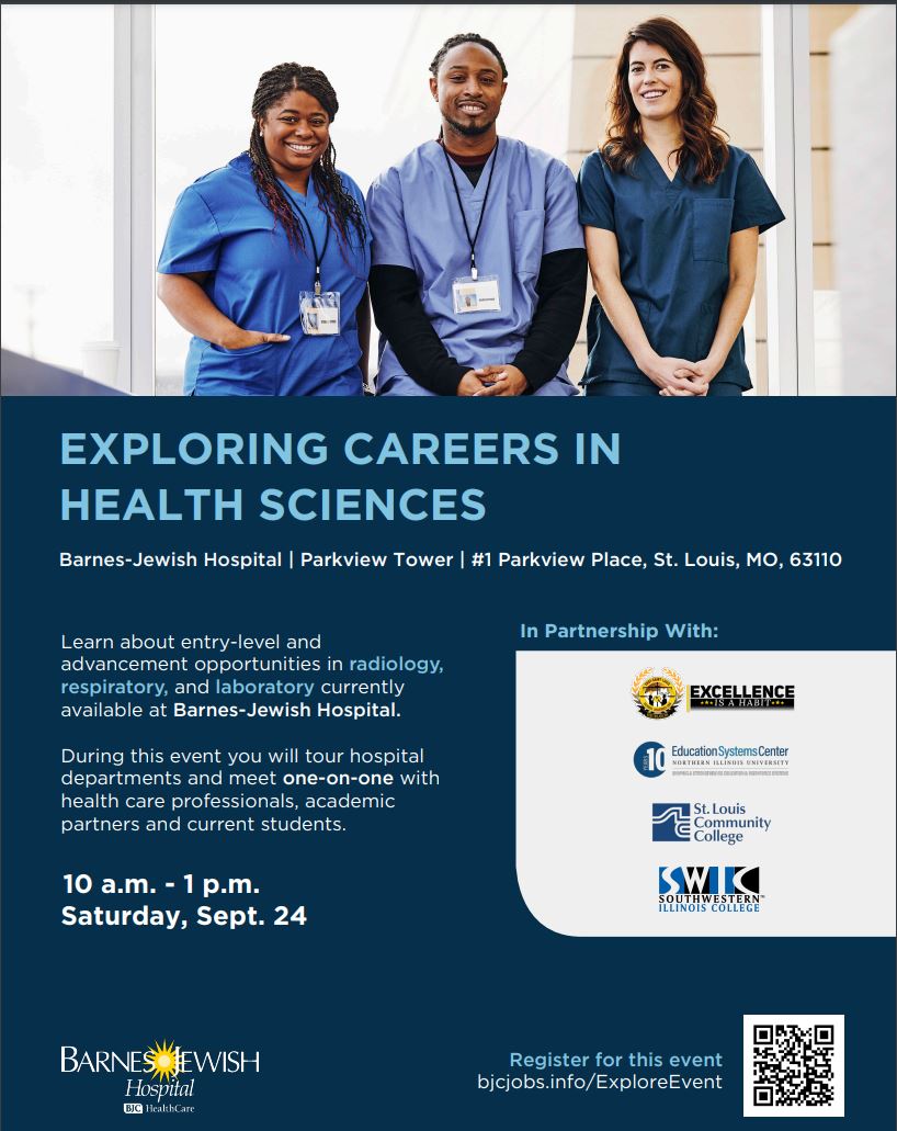 Health career opportunities at BJC!