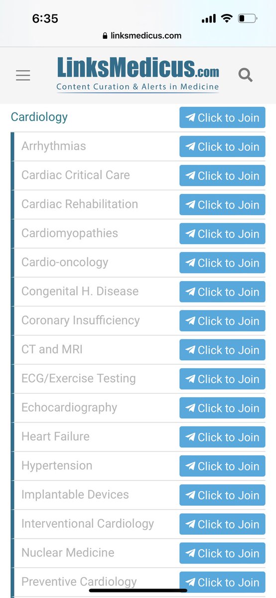 ❇️ موقع رهيب عبارة عن كنز للأطباء

يوفر لك قنوات تيليجرام في جميع التخصصات الطبية، تعطيك أحدث الدراسات المتعلقة بالتخصص..
بل أصبح هناك قنوات متخصصة لأمراض معينة، مثل السكري وأمراض القلب وغيرها الكثير..

فقط ادخل على الرابط وانضم للقنوات المناسبة لك 

linksmedicus.com/telegram-updat…