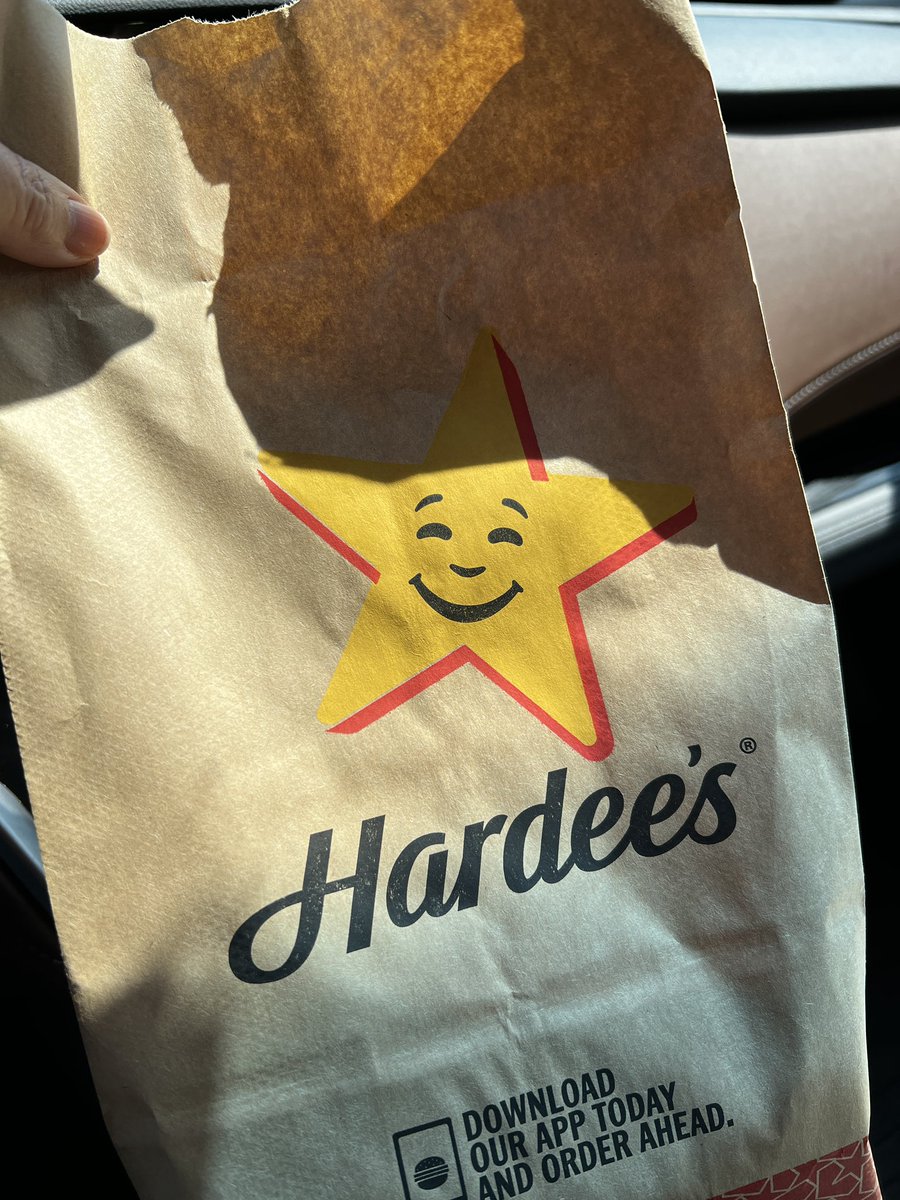 <a href="/Hardees/">Hardee’s</a> Oh look! I've got Hardee's &amp; still had my phone to take a picture of it with.