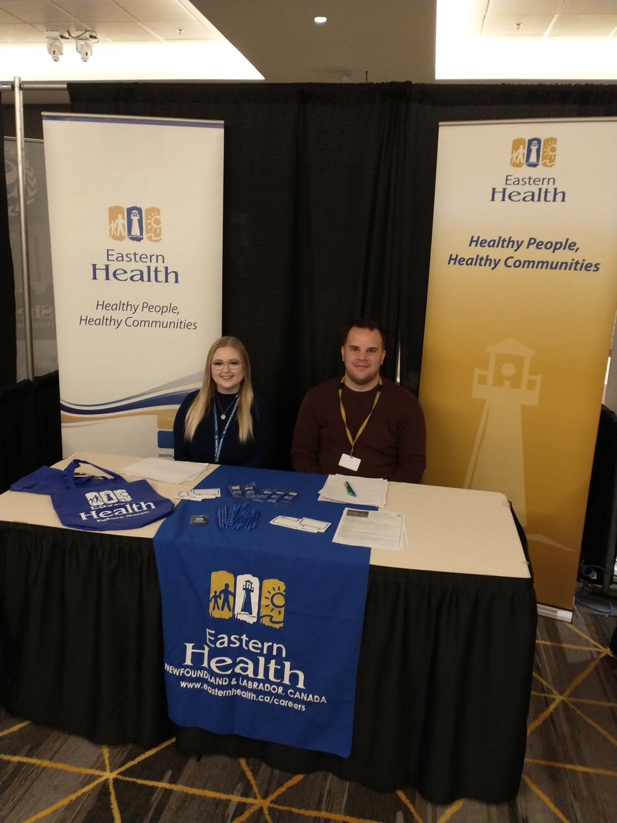 We had a great day promoting careers in Healthcare <a href="/HCS_GovNL/">Health and Community Services NL</a> @EasternHealthNL . Thanks to the Murphy Center for hosting!