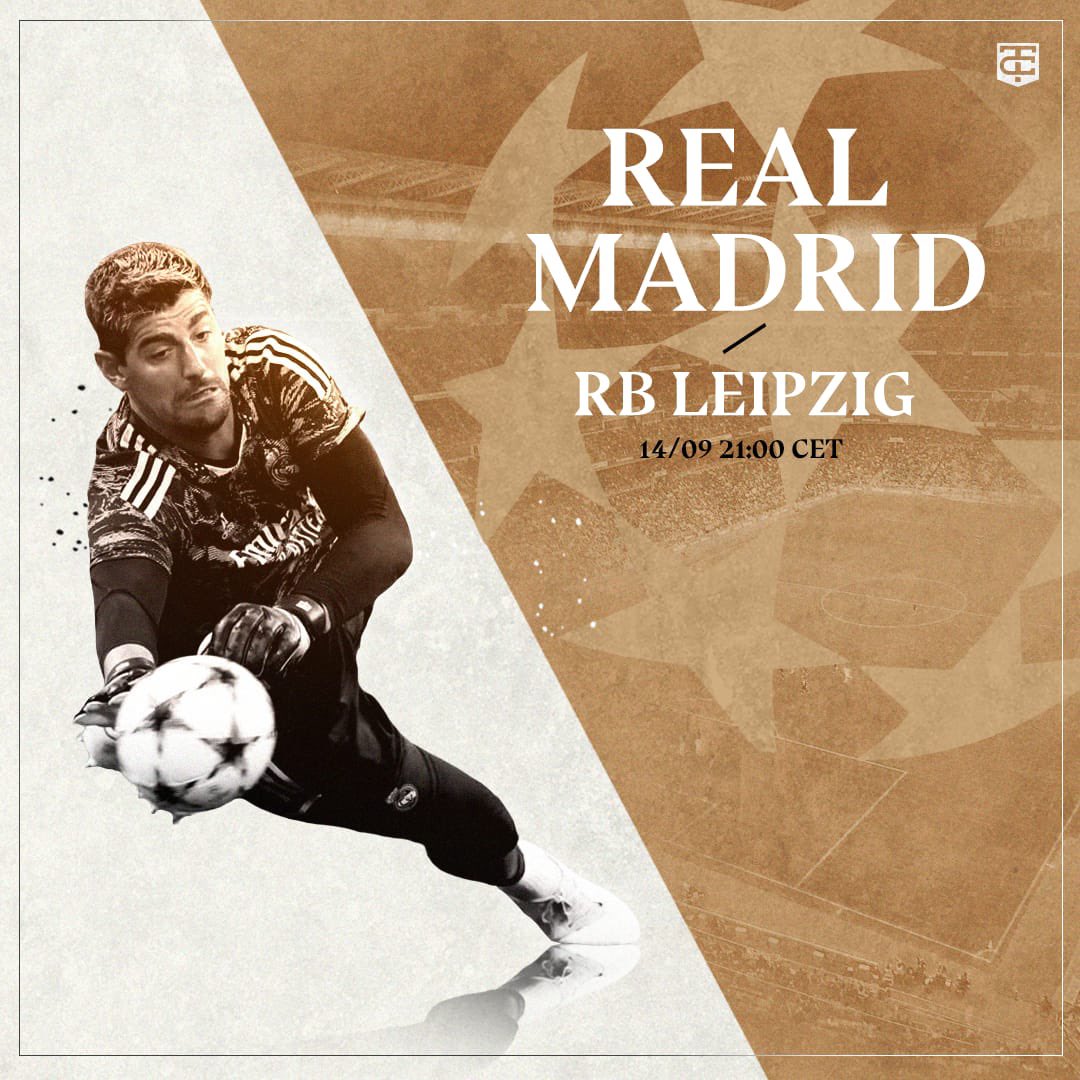 Hay que seguir con las buenas sensaciones de la #Champions… Estamos listos! ⚔️🤍 #HalaMadrid