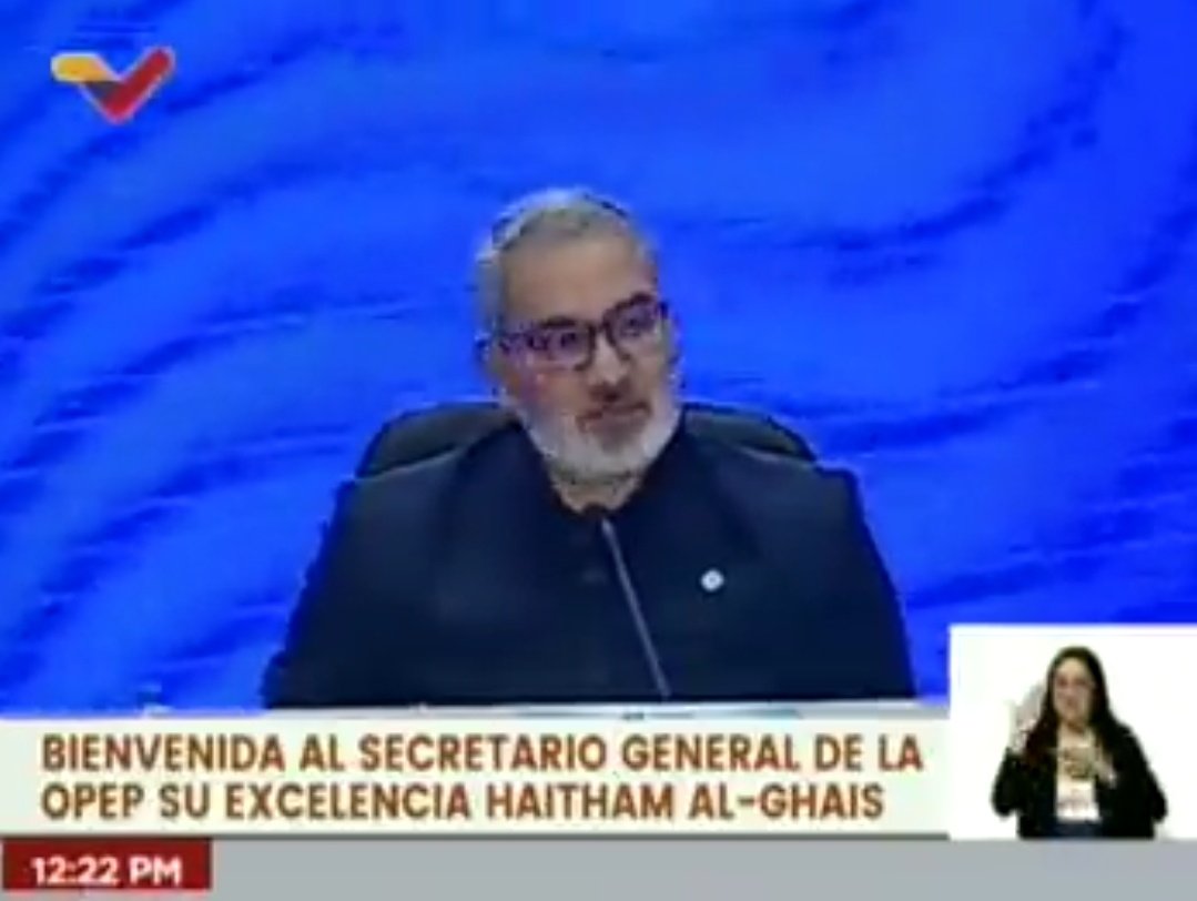 Bienvenido a la Patria de Bolívar y Chávez 👏👏

Vicepresidente Sectorial de Economía y ministro de Petróleo <a href="/TareckPSUV/">Tareck El Aissami</a> extendió una cordial bienvenida al secretario general de la OPEP S.E Haitham Al Ghais. 

<a href="/marbelinares/">Marbellis Linares</a>

#VenezuelaMultiproductiva