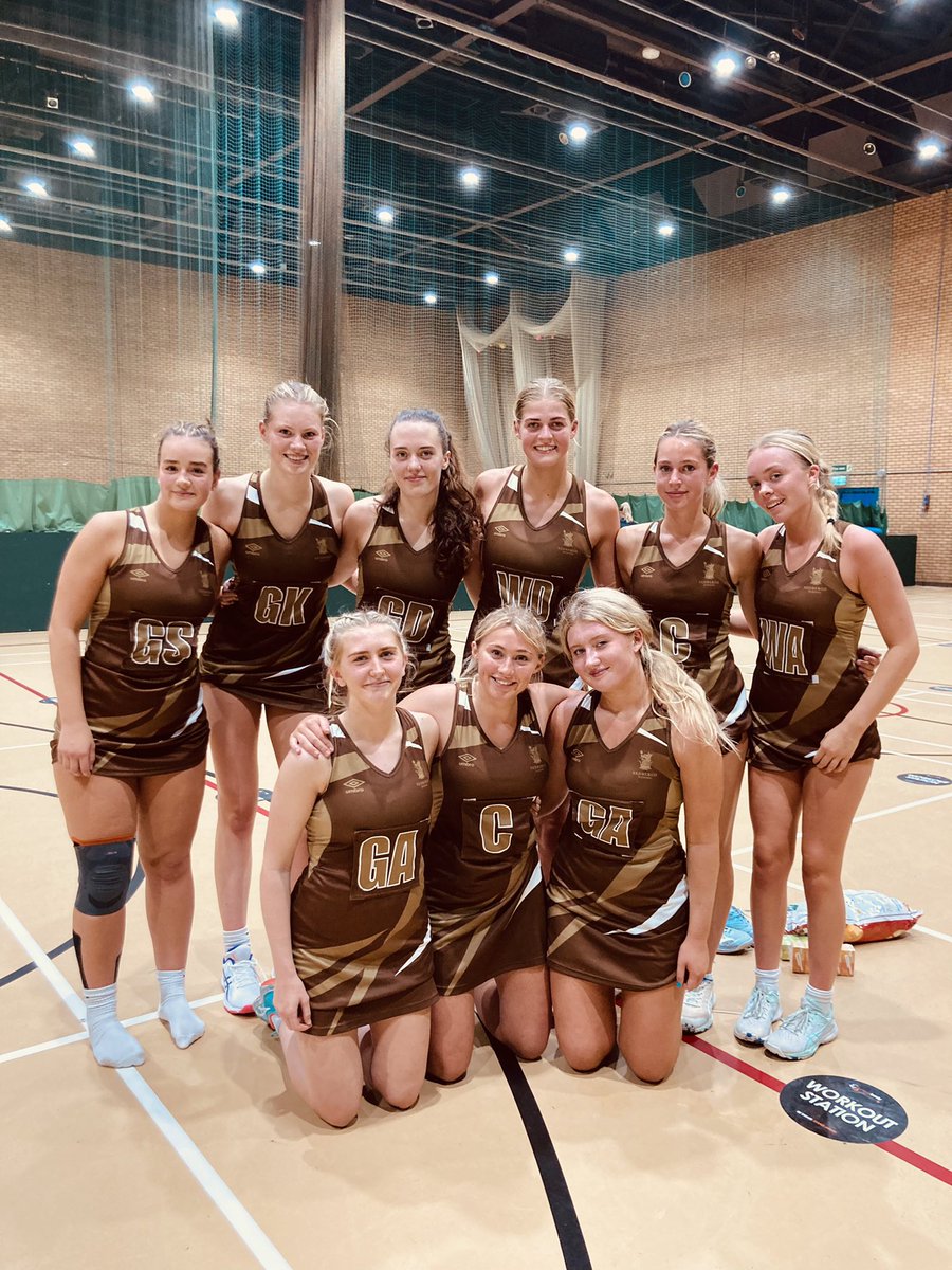Absolute SNS Cup scenes over at Fallibroome in Macclesfield.

The 1st VII were up against an incredibly slick opposition. 

A goal for goal game with Sedbergh ahead by one at each quarter-break and then…

💥WE ONLY WENT AND WON IT💥

25-22. 

Over the moon for this team 🤎🏐