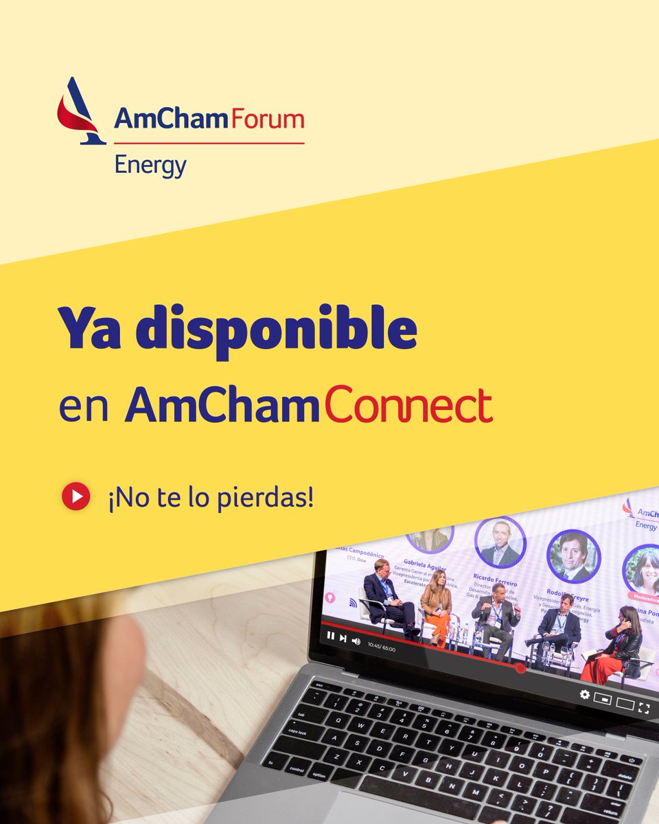 AmChamArgentina's tweet image. 📢¡Mirá todas las charlas del #AmChamEnergyForum!
 
⚡Política energética, energías renovables, Vaca Muerta, Offshore, infraestructura, hidrógeno verde, energía eléctrica y más.

💻Encontrá los episodios disponibles en #AmChamConnect.
👉amchamar.com/EnergyForum22C…
 
#AmChamEnergy