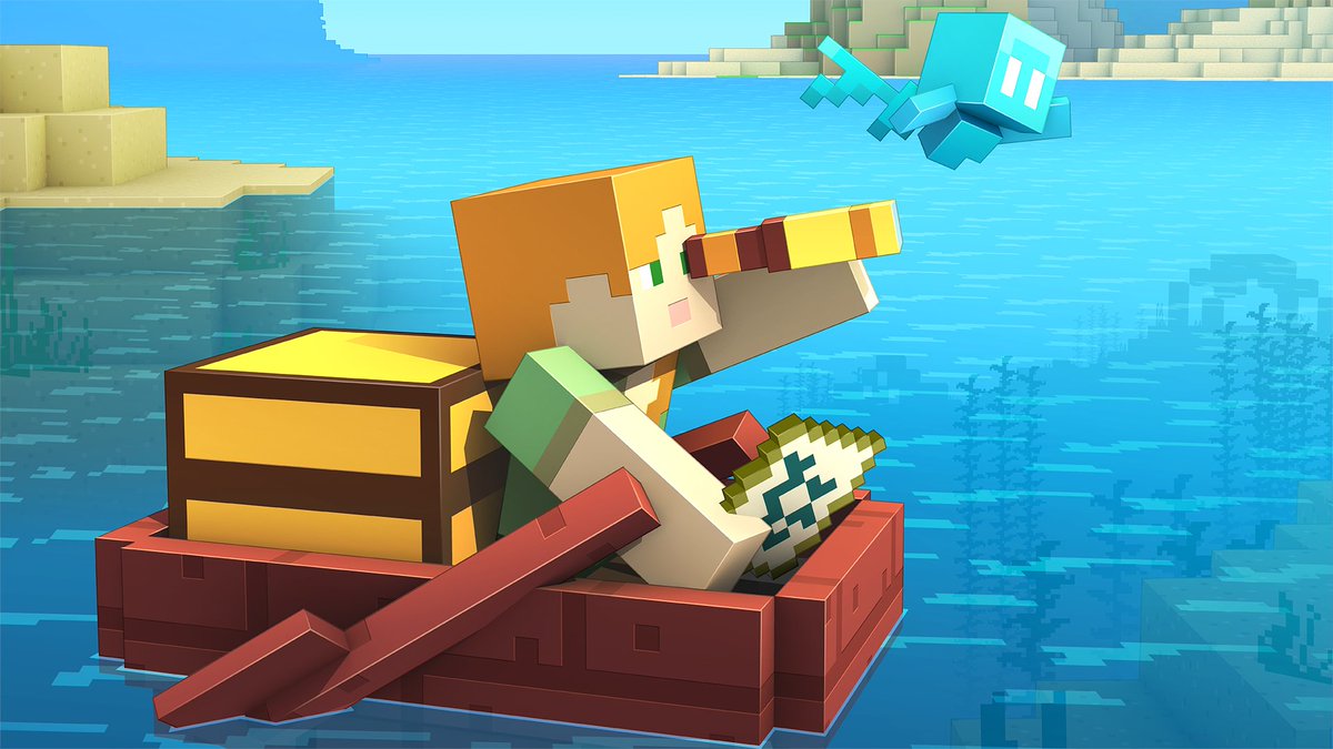 Minecraft tweet media