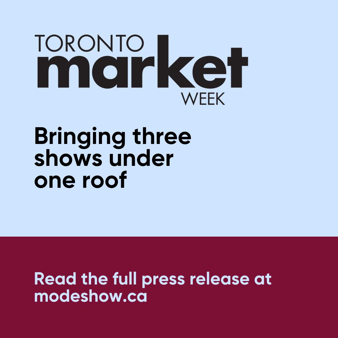 modeshowcanada's tweet photo. Introducing Toronto Market Week, a space where buyers and retailers will be able to source products in fashion, gift, home decor, and home goods under one roof at The International Centre. Read the press release here: https://t.co/FjJ75ZQ0F3

#modeshowcanada #torontomarketweek https://t.co/RBJpID86mP