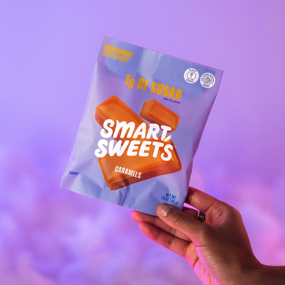 NEW SmartSweets Caramels now available in the USA 🇺🇸 Find at a store near you or shop online at SmartSweets.com #DontQuitYourDaydream 💜