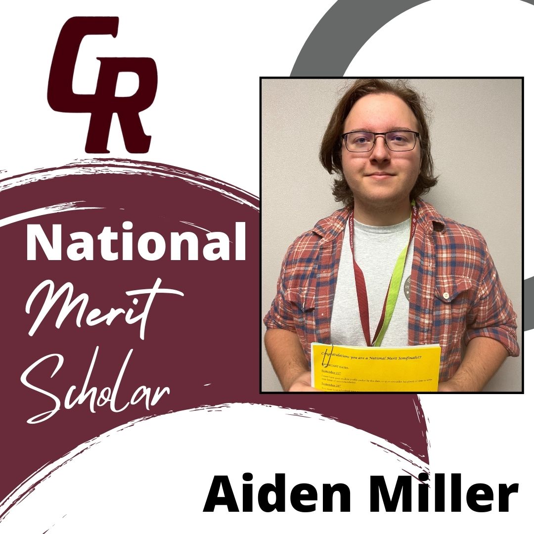 Aiden is a National Merit Scholar! Way to go! #CPOE <a href="/kaye1332/">Dr. Kaye Williams</a>