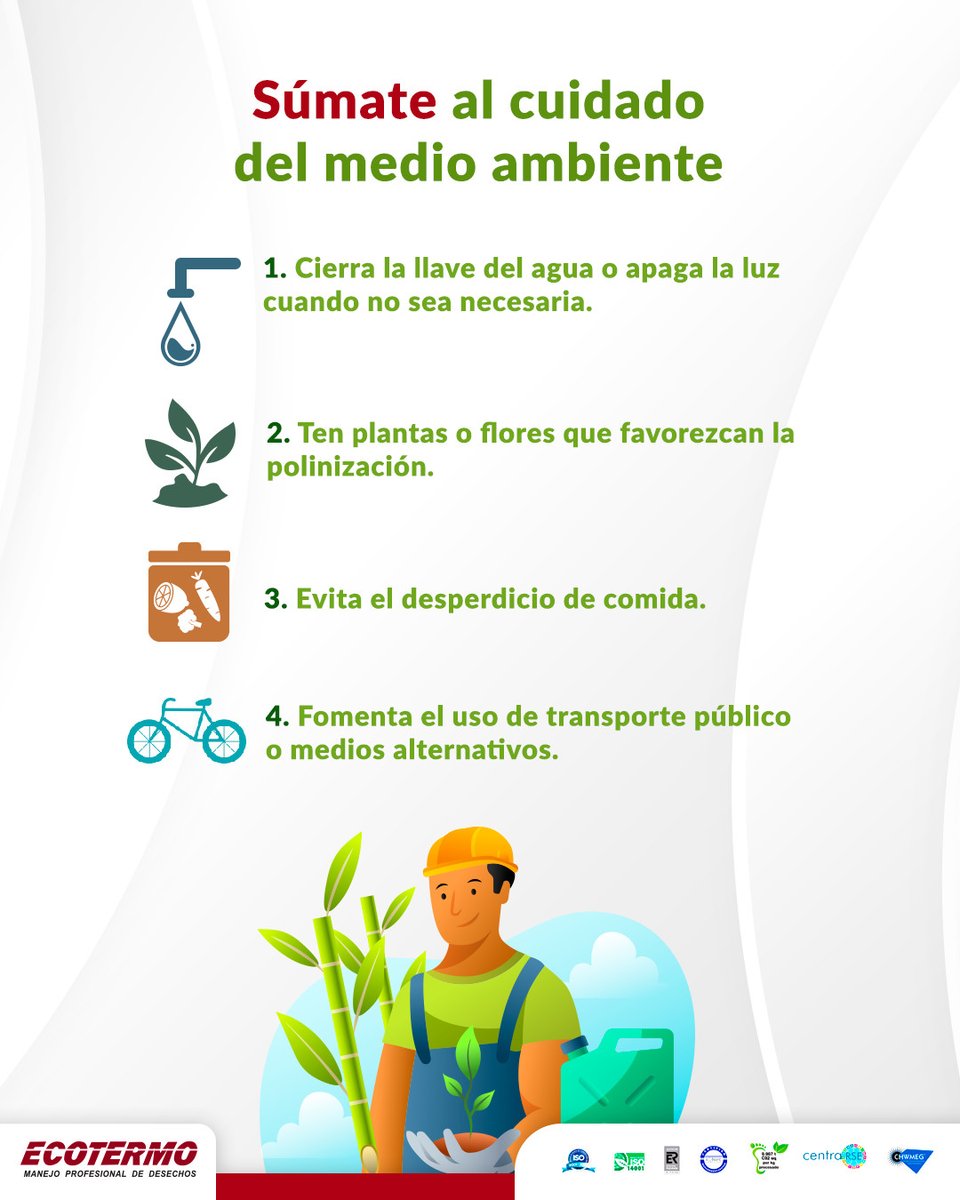 EcotermoLATAM's tweet photo. La educación ambiental también se fortalece en casa. Aquí te compartimos algunas acciones que puedes realizar con tu familia para sumar al cuidado del medio ambiente: https://t.co/UsvJqHWfZl