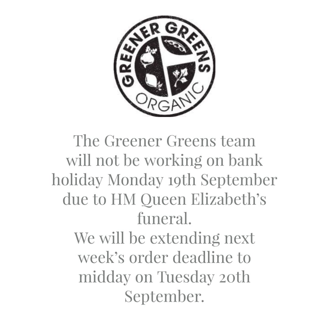 Important information regarding the upcoming bank holiday on Monday 19th September.