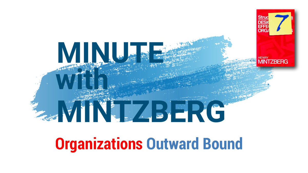 Mintzberg141's tweet photo. How many new models have I seen in the last 30 or 40 years? – just one: organizations outward bound.  I devoted one chapter in the new book to this model. 

#video: https://t.co/lhgqZm3i1D
#MwM #strategy https://t.co/7nGzUafPcF