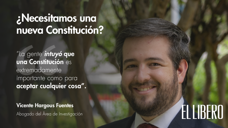 📝 Vicente Hargous: ¿Necesitamos una nueva Constitución?

🗣️ Hoy en <a href="/elliberocl/">El Líbero</a>, nuestro abogado del Área de investigación propone una lectura política de nuestra realidad nacional luego del resultado del plebiscito.

▶️ Lee la columna aquí: comunidadyjusticia.cl/vicente-hargou…