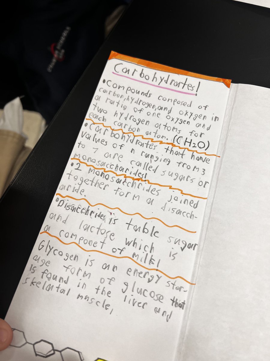 Natalie96118890's tweet photo. Students created foldables to take notes on “Macromolecules”. ⁦@AVID4College⁩ ⁦@CSUSAhq⁩ ⁦@NirvaniRamnath⁩ ⁦@HHCS_Hawks⁩ https://t.co/m8lg2Qdorr