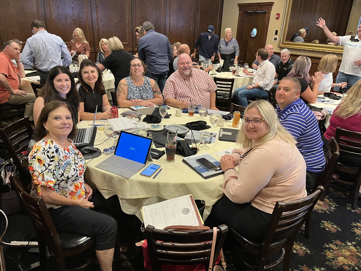 Good times at con ed class today at Maggiano’s Little Italy in Troy