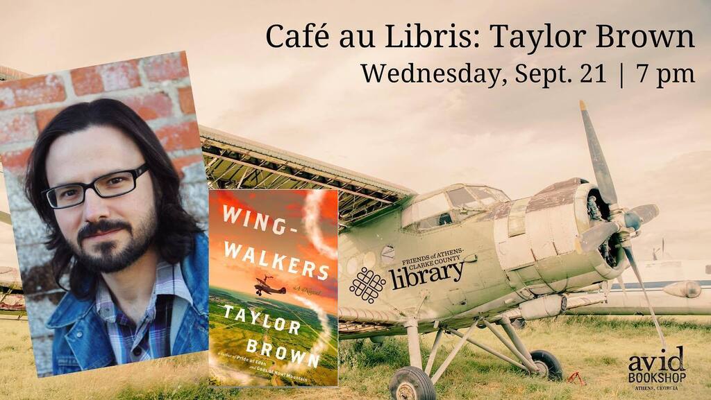 Athens folks! Please join me for Café au Libris at Athens-Clarke County Library on Wed., Sept. 21, at 7pm! Thank you to @athensfol and @avidbookshop for having me! #wingwalkers2022 instagr.am/p/CifnUSWrpI_/