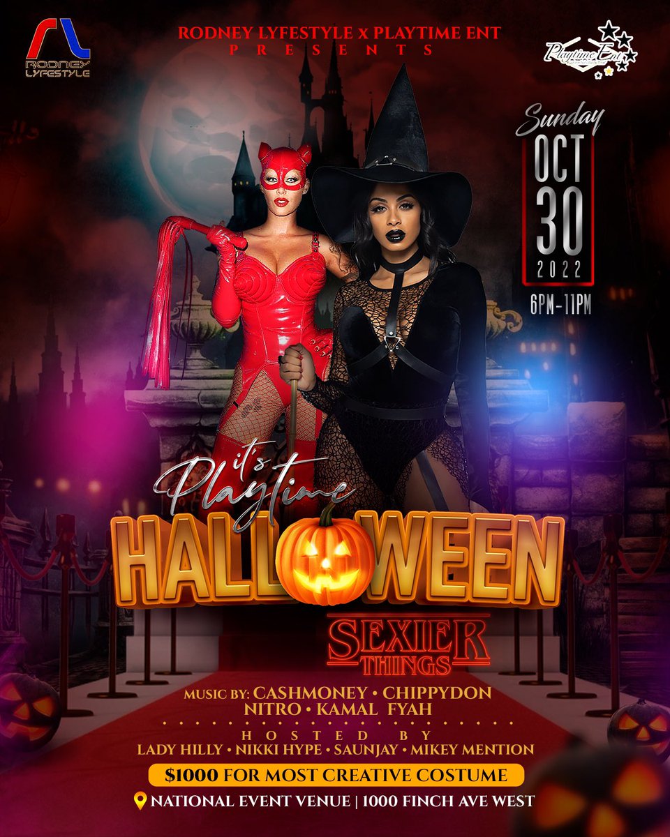 PlaytimeKush's tweet photo. Halloween is next month y’all !! Get your costumes ready https://t.co/QexuyPwped